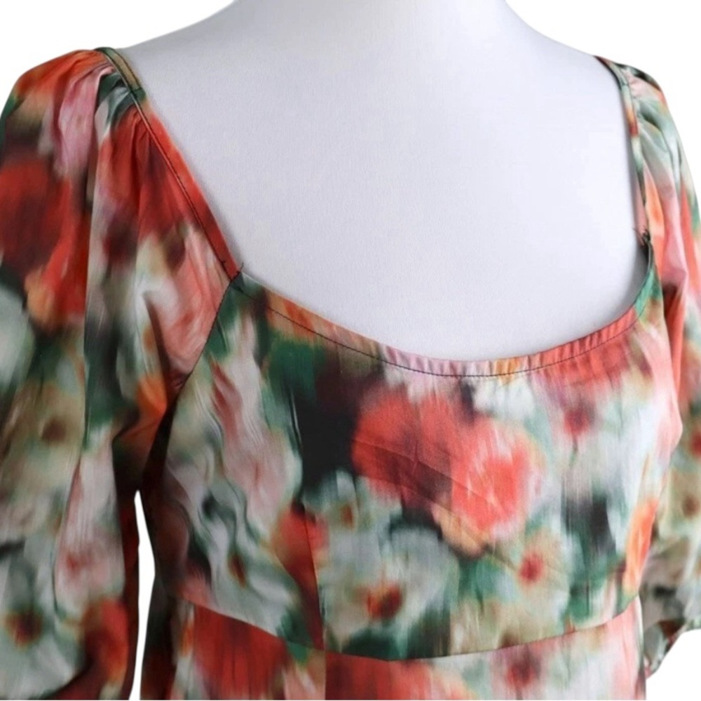J. Crew Square Neck Top Liberty Hazy Days Fabric Size 6 - Picture 9 of 11